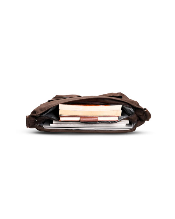 brown laptop messenger bag