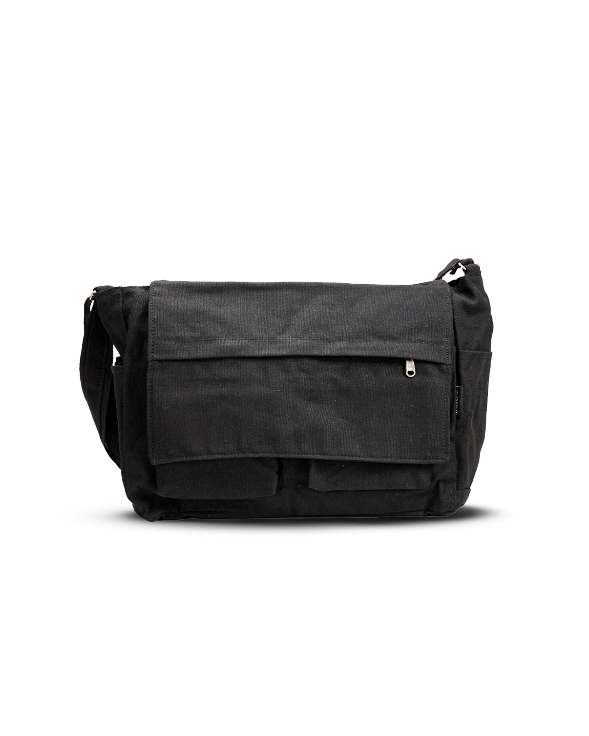 black laptop messenger bag