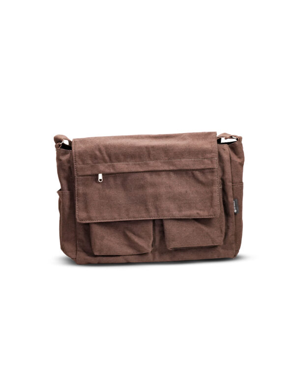 brown laptop messenger bag