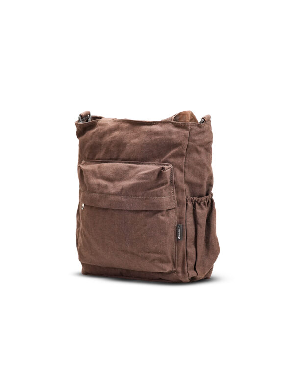 brown tote bag
